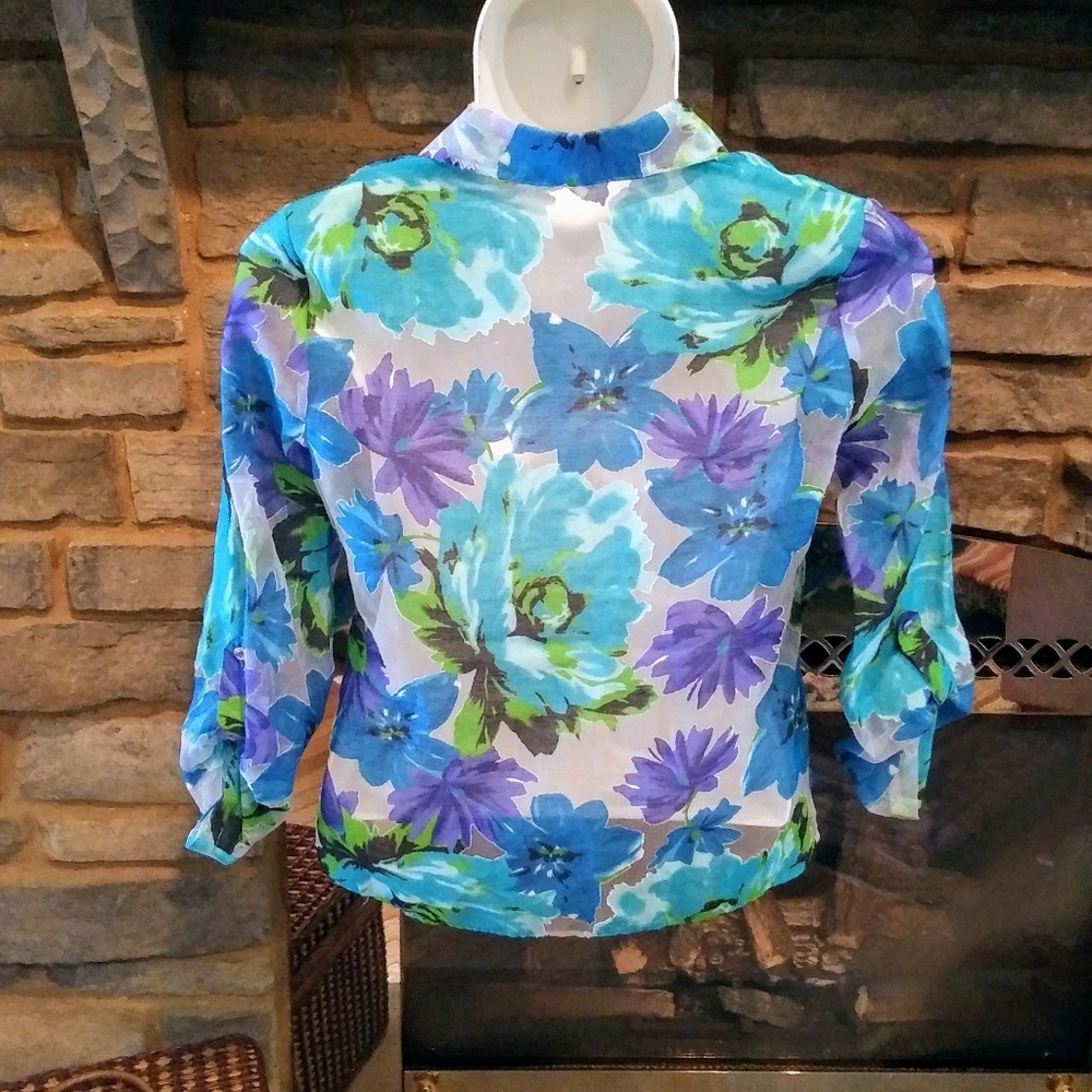 Stunning Notations Sheer Top - image 6